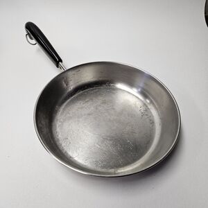 REVERE WARE 9 Inch Copper Clad Bottom Stainless Steel Frying Pan Skillet USA